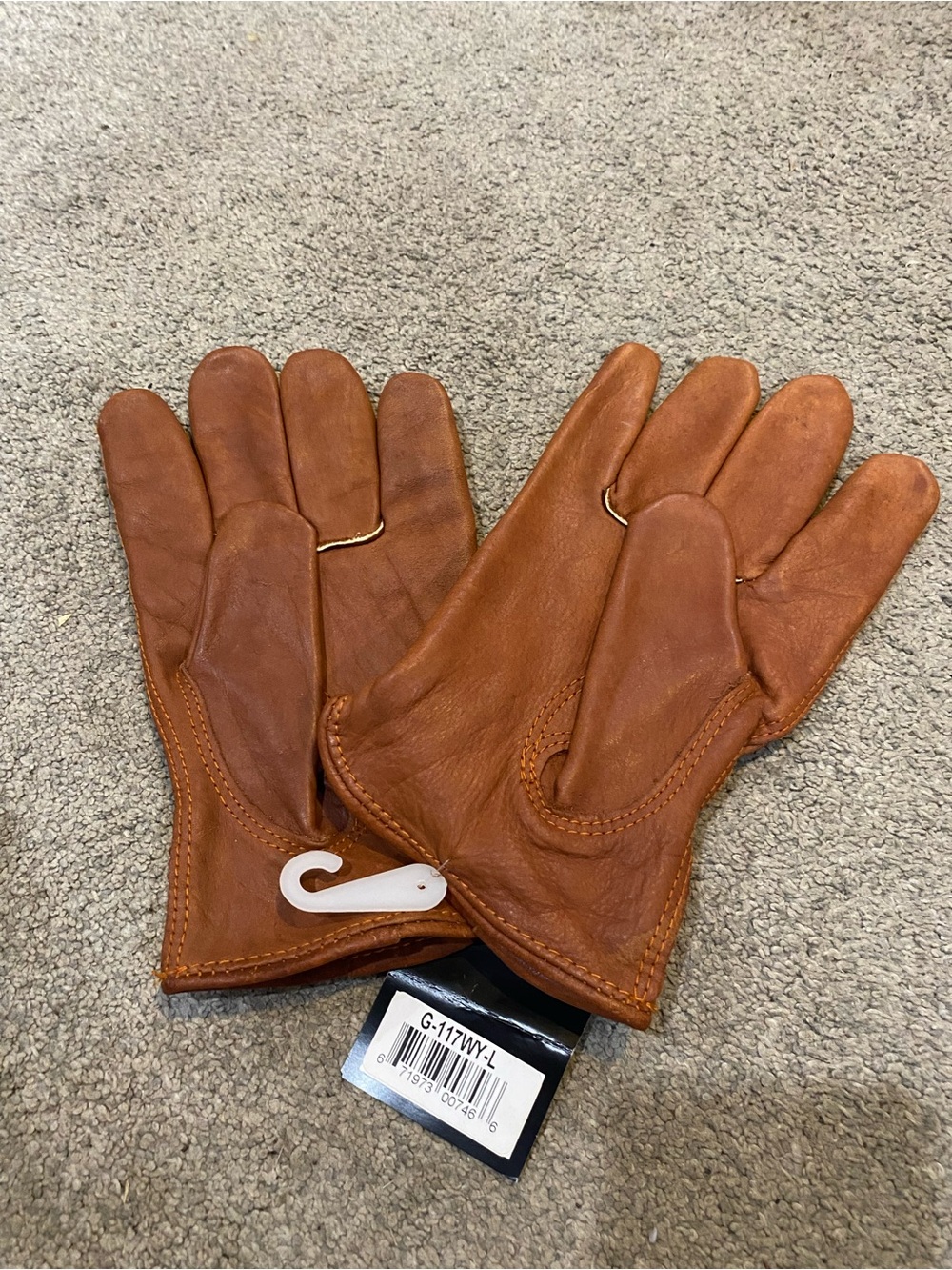 Men's Leather Driving Gloves - Tan